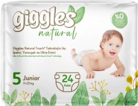 Купить подгузники Giggles Natural 5 (/ 24 pcs) по цене от 231 грн.