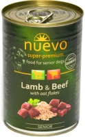 Купити корм для собак Nuevo Adult Dog Canned with Lamb/Beef 400 g  за ціною від 101 грн.