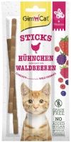 Купить корм для кошек GimCat Sticks Chicken/Forest Berries 15 g  по цене от 73 грн.