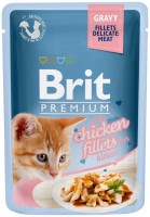 Купити корм для кішок Brit Premium Kitten Chicken Gravy Pouch 85 g  за ціною від 38 грн.