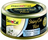Купить корм для кошек GimCat ShinyCat Tuna Filet with Anchovies 70 g: цена от 82 грн.
