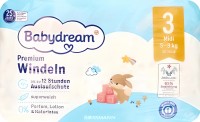 Купити підгузки Babydream Premium 3 за ціною від 341 грн.
