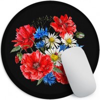 Купить килимок для мишки Presentville Poppies, daisies and cornflowers Mouse Pad: цена от 360 грн.