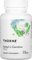 Купить сжигатель жира Thorne Acetyl-L-Carnitine 500 mg 60 cap  по цене от 1129 грн.