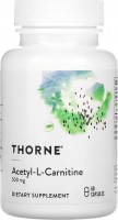 Купить спалювач жиру Thorne Acetyl-L-Carnitine 500 mg 60 cap: цена от 1169 грн.