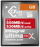 Купити карта пам'яті Integral UltimaPro X2 CFast Card 2.0 Cinematic (256Gb) за ціною від 19106 грн.