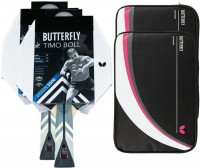 Купить ракетка для настольного тенниса Butterfly Timo Boll Vision 2000 2 pcs + Drive Case II 2 pcs  по цене от 1049 грн.