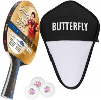 Купить ракетка для настольного тенниса Butterfly Timo Boll Gold 85021 + Case + R40+ balls 3 pcs  по цене от 1523 грн.