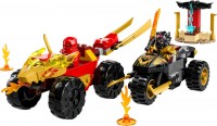 Купити конструктор Lego Kai and Rass Car and Bike Battle 71789  за ціною від 636 грн.