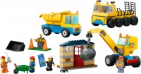 Купить конструктор Lego Construction Trucks and Wrecking Ball Crane 60391: цена от 1468 грн.