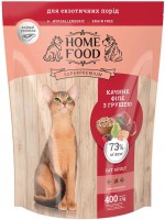 Купить корм для кошек Home Food Adult Hypoallergenic Duck Fillet with Pear 400 g: цена от 133 грн.