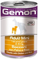 Купити корм для собак Gemon Adult Canned Mini Breed Chicken/Rice 415 g  за ціною від 65 грн.