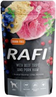 Купить корм для собак Rafi Adult Grain Free Tripe/Pork Hum Pouch 500 g: цена от 100 грн.