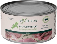 Купити корм для собак Essence Can Adult Beef 200 g  за ціною від 41 грн.