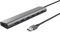 Купити кардридер / USB-хаб Trust Halyx 7 Port USB 3.2 Gen1 Hub  за ціною від 998 грн.