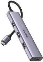 Купити кардридер / USB-хаб Ugreen UG-20841  за ціною від 609 грн.