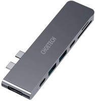Купити кардридер / USB-хаб Choetech 7-in-1 USB-C Multiport Adapter  за ціною від 1666 грн.