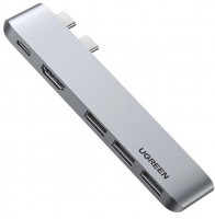 Купить картридер / USB-хаб Ugreen UG-60559  по цене от 1149 грн.