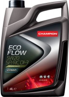 Купити моторне мастило CHAMPION Eco Flow 5W-20 SP/RC D1-3 4L за ціною від 1079 грн.