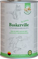 Купить корм для кішок Baskerville Cat Can with Veal/Salmon 400 g: цена от 84 грн.
