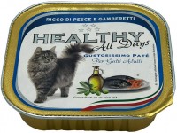 Купить корм для кошек HEALTHY Adult Pate Fish/Shrimps 100 g: цена от 44 грн.