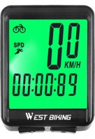 Купить велокомпьютер / спидометр West Biking 0702054 WR  по цене от 490 грн.