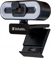 Купити WEB-камера Verbatim Webcam with Microphone and Light  за ціною від 1370 грн.