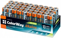 Купить аккумулятор / батарейка ColorWay Alkaline Power 40xAAA  по цене от 402 грн.