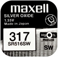 Купить аккумулятор / батарейка Maxell 1xSR516SW  по цене от 43 грн.
