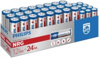 Купить аккумулятор / батарейка Philips Power Alkaline 24xAA + 12xAAA: цена от 499 грн.