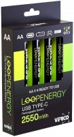 Купить аккумулятор / батарейка Verico Loop Energy 4xAA 1700 mAh: цена от 879 грн.