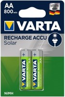 Купить аккумулятор / батарейка Varta Rechargeable Accu Solar 2xAA 800 mAh  по цене от 189 грн.