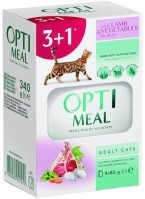 Купити корм для кішок Optimeal Adult Lamb/Vegetables in Jelly 4 pcs за ціною від 125 грн.