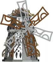 Купить 3D пазл Metal Time Mysterious Mill MT054  по цене от 2319 грн.