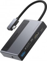 Купити кардридер / USB-хаб BASEUS Magic Multifunctional Type-C Hub  за ціною від 1679 грн.