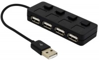 Купити кардридер / USB-хаб Voltronic Power YT-H4L-B  за ціною від 282 грн.