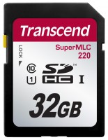 Купить карта памяти Transcend SuperMLC 220 SDHC (32Gb) по цене от 2890 грн.