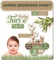 Купити підгузки Baby Turco Diapers Junior (/ 40 pcs) за ціною від 550 грн.