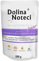 Купити корм для собак Dolina Noteci Premium Junior Rich in Rabbit Liver 100 g  за ціною від 75 грн.