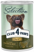 Купить корм для собак Club 4 Paws Selection Adult Chicken/Beef 400 g: цена от 60 грн.