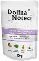 Купить корм для собак Dolina Noteci Premium with Rabbit/Beans/Brown Rice 100 g  по цене от 75 грн.