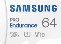 Купити карта пам'яті Samsung PRO Endurance microSD + Adapter (PRO Endurance microSDXC 64Gb + Adapter) за ціною від 719 грн.
