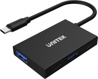 Купити кардридер / USB-хаб Unitek uHUB Q4 Advanced 4-in-1 USB-C Hub in 10Gbps за ціною від 1890 грн.