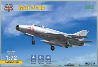 Купить сборная модель Modelsvit MiG-21F(Izdeliye 72) Soviet Supersonic Fighter (1:72): цена от 966 грн.