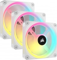 Купить система охолодження Corsair iCUE LINK QX120 RGB White Triple Pack: цена от 7890 грн.