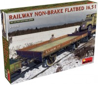 Купить сборная модель MiniArt Railway Non-Brake Flatbed 16.5 T (1:35)  по цене от 1454 грн.