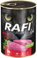 Купити корм для кішок Rafi Cat Canned with Veal 400 g  за ціною від 88 грн.