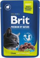 Купити корм для кішок Brit Premium Pouch Sterilised Lamb 100 g  за ціною від 73 грн.