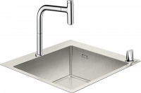 Купити кухонна мийка Hansgrohe Sink combi 450 Select 43201800  за ціною від 72412 грн.