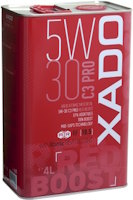 Купити моторне мастило XADO Atomic Oil 5W-30 C3 Pro Red Boost 4L  за ціною від 1346 грн.